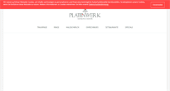 Desktop Screenshot of platinwerk.de